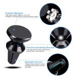 Wholesale 360 Universal Magnetic Snap On Air Vent Car Mount Holder 007 (Black)